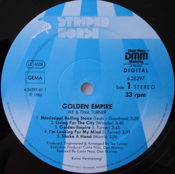 Ike & Tina Turner - Golden Empire | Striped Horse (6.26297) - 3