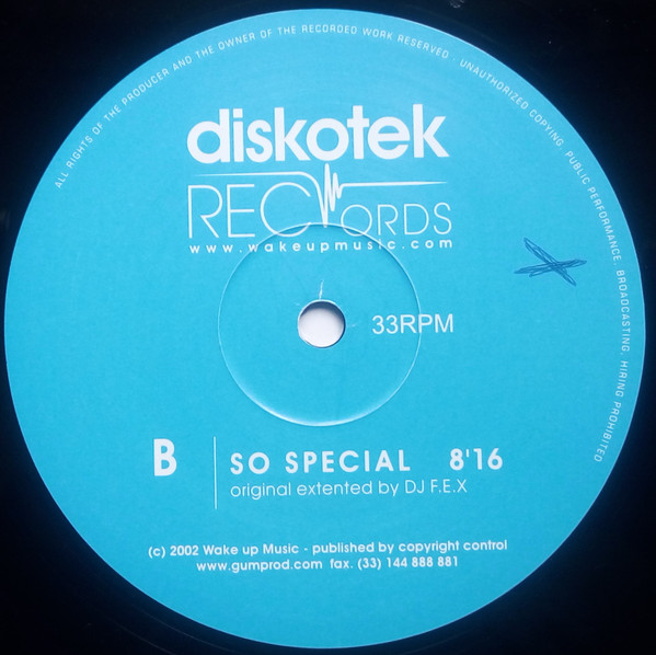 DJ F.E.X - Pleasure | Diskotek Records (DIS 001) - 4