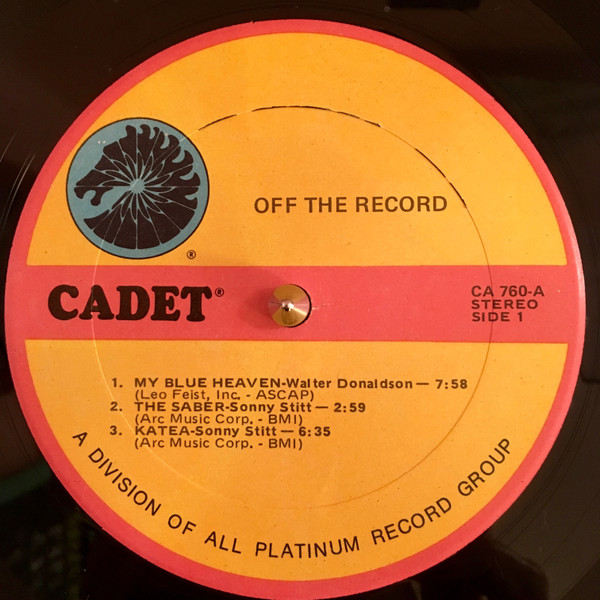 Sonny Stitt & Zoot Sims - Inter-Action | Cadet (CA 760) - 3