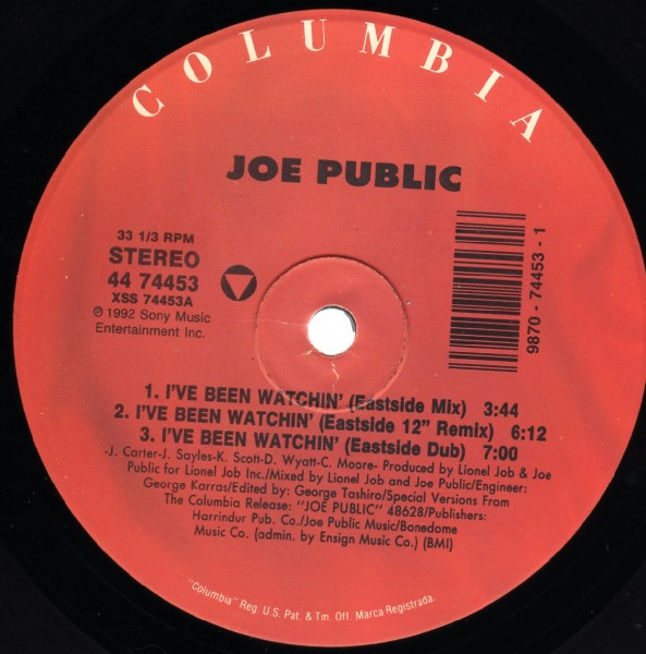 Joe Public - I've Been Watchin' | Columbia (44 74453) - 3 Joe Public - I've Been Watchin' | Columbia (44 74453) - 3