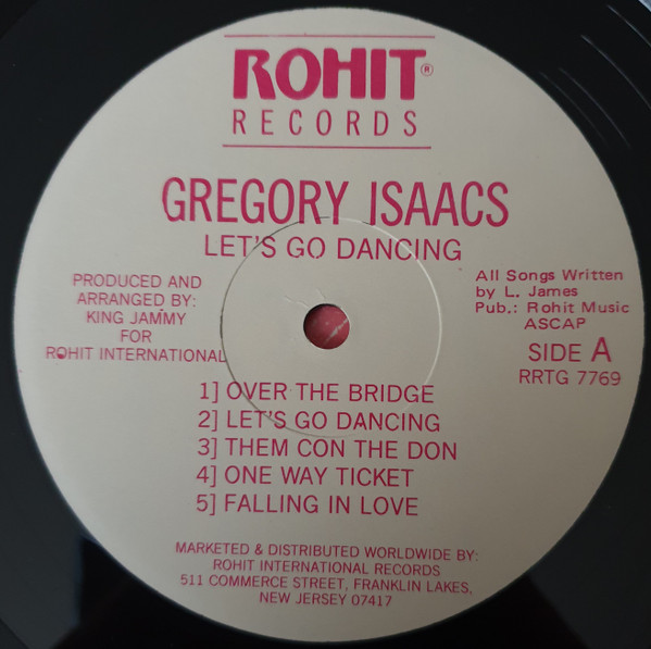 Gregory Isaacs - Let's Go Dancing | Rohit Records (RRTG 7769) - 3 Gregory Isaacs - Let's Go Dancing | Rohit Records (RRTG 7769) - 3