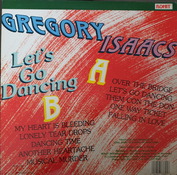 Gregory Isaacs - Let's Go Dancing | Rohit Records (RRTG 7769) - 2 Gregory Isaacs - Let's Go Dancing | Rohit Records (RRTG 7769) - 2