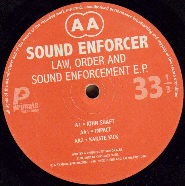 Sound Enforcer - Law, Order And Sound Enforcement E.P. | Primate Recordings (PRMT 006) - 4