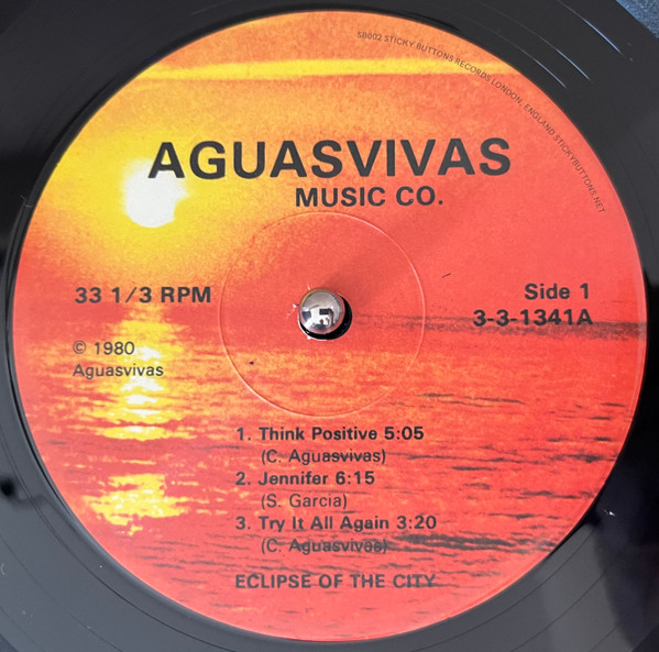 Carlos Fire Aguasvivas - Eclipse Of The City | Sticky Buttons Records (SB002) - 2 Carlos Fire Aguasvivas - Eclipse Of The City | Sticky Buttons Records (SB002) - 2