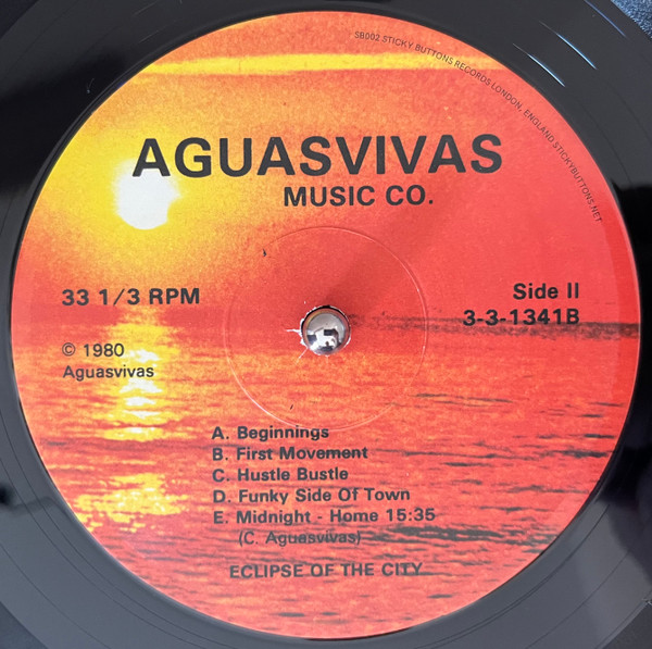 Carlos Fire Aguasvivas - Eclipse Of The City | Sticky Buttons Records (SB002) - 3 Carlos Fire Aguasvivas - Eclipse Of The City | Sticky Buttons Records (SB002) - 3