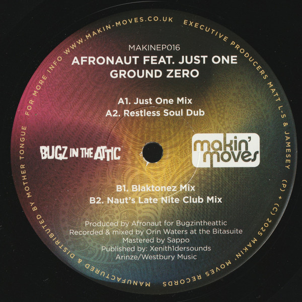 Afronaut Feat. Just One - Ground Zero | Makin' Moves (MAKINEP016) - main