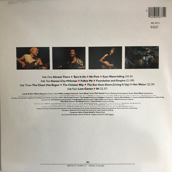 Level 42 - A Physical Presence | Polydor (825 677-1) - 2 Level 42 - A Physical Presence | Polydor (825 677-1) - 2