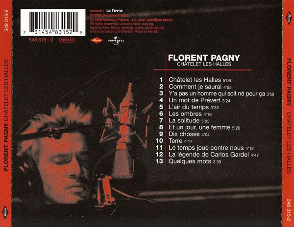 Florent Pagny - Châtelet Les Halles | Mercury France (548 315 - 2) - 3 Florent Pagny - Châtelet Les Halles | Mercury France (548 315 - 2) - 3