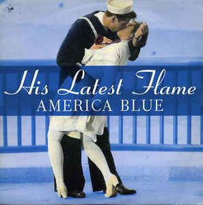 His Latest Flame - America Blue | London Records (LONX 240) - main
