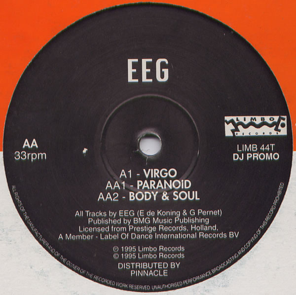 E.E.G. - Virgo / Paranoid / Body & Soul | Limbo Records (LIMB 44T)