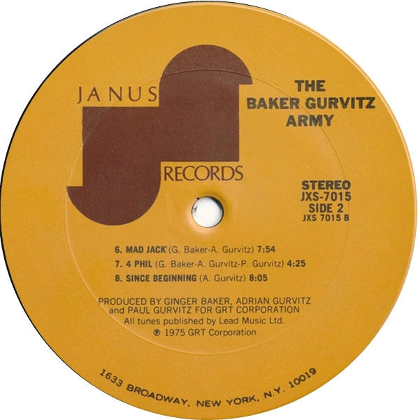 Baker Gurvitz Army - The Baker Gurvitz Army | Janus Records (JXS 7015) - 4 Baker Gurvitz Army - The Baker Gurvitz Army | Janus Records (JXS 7015) - 4