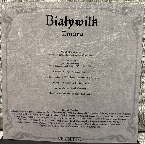 Białywilk - Zmora | Vendetta Records (Vendetta 269) - 4 Białywilk - Zmora | Vendetta Records (Vendetta 269) - 4