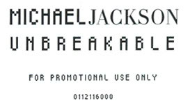 Michael Jackson - Unbreakable | Epic (01-121160-00) - 2