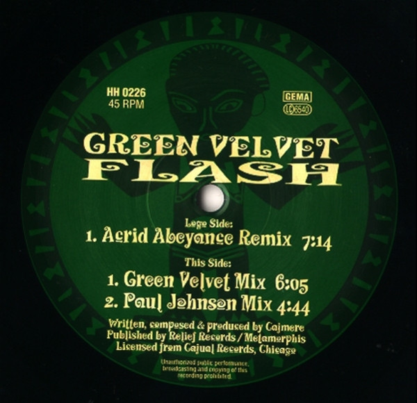 Green Velvet - Flash (Remixes) | Hyper Hype (HH 0226)