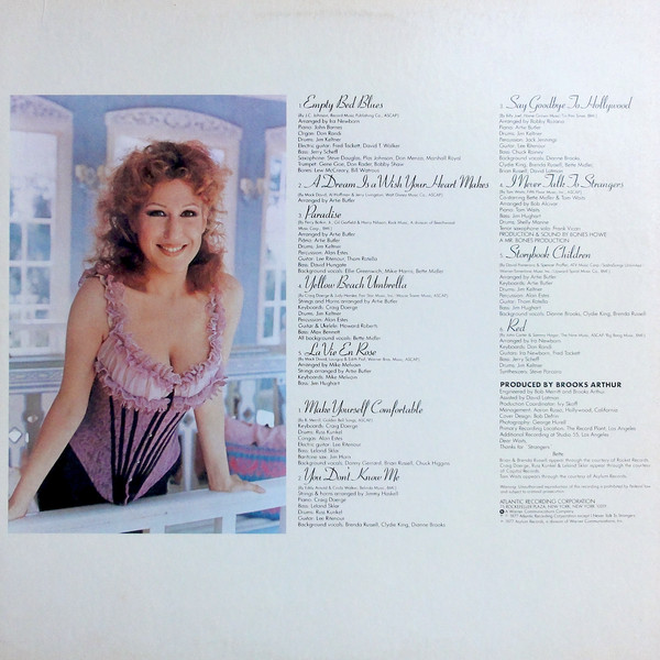 Bette Midler - Broken Blossom | Atlantic (SD 19151) - 2 Bette Midler - Broken Blossom | Atlantic (SD 19151) - 2