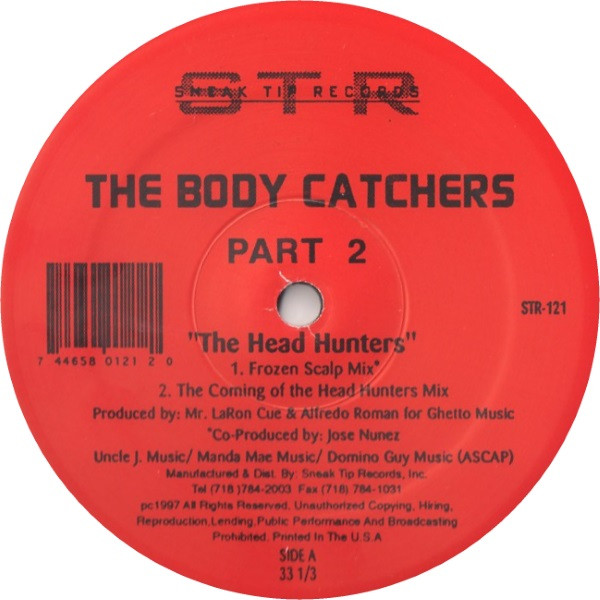 The Body Catchers - The Head Hunters / Styles De La Funk | Sneak Tip Records (STR-121)