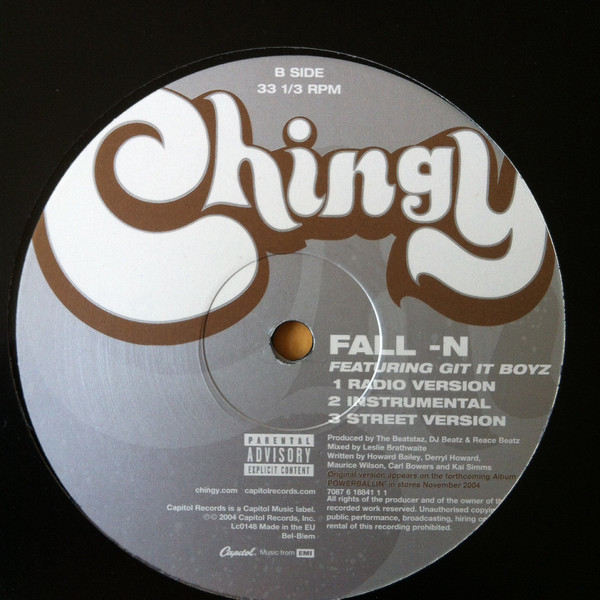 Chingy - Balla Baby / Fall-N | Capitol Records (7087 6 18841 1 1) - 3