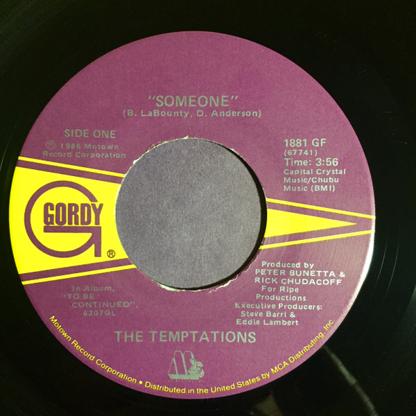 The Temptations - Someone | Gordy (1881 GF)
