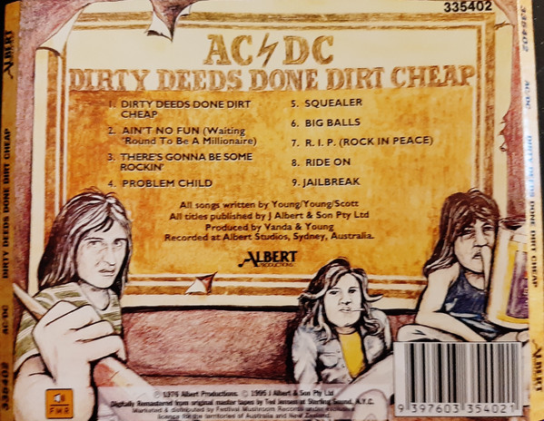 AC/DC - Dirty Deeds Done Dirt Cheap CD | Albert Productions (335402) - 2 AC/DC - Dirty Deeds Done Dirt Cheap CD | Albert Productions (335402) - 2