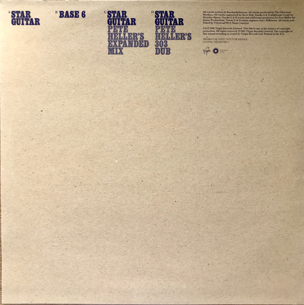 The Chemical Brothers - Star Guitar | Freestyle Dust (CHEMSTDJ14) - 2