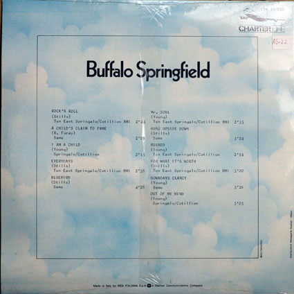 Buffalo Springfield - Buffalo Springfield | Charter Line (CTR 20 020) - 2 Buffalo Springfield - Buffalo Springfield | Charter Line (CTR 20 020) - 2