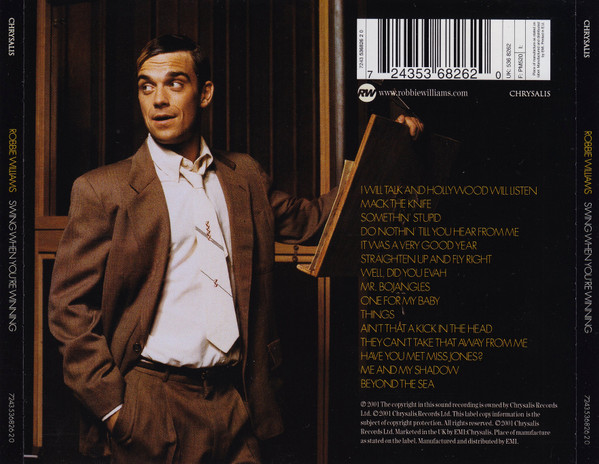Robbie Williams - Swing When You're Winning | Chrysalis (7243 536826 2 0) - 2