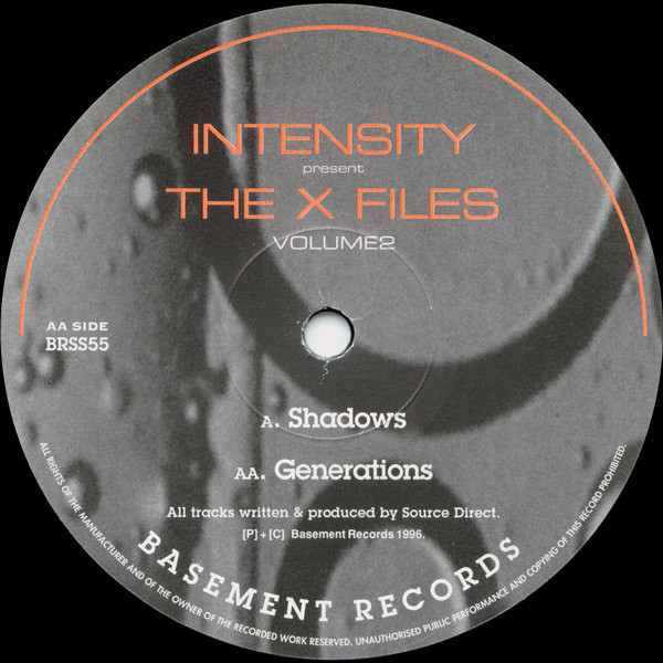 Intensity - The X-Files Volume 2 | Basement Records (BRSS55) - 3