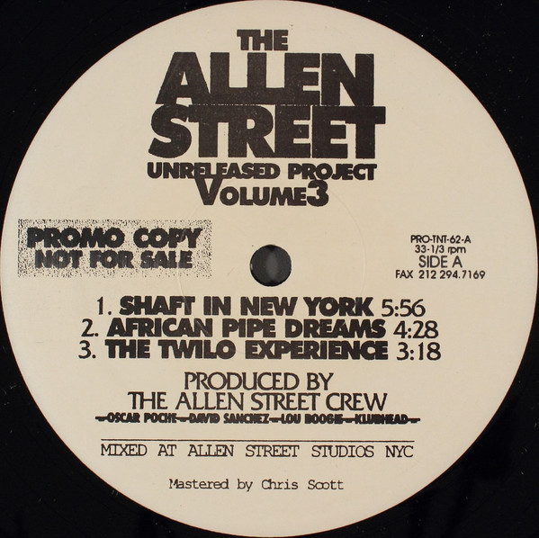 The Allen Street Crew - The Allen Street Unreleased Project Volume 3 | TNT Records (PRO-TNT-62) - main