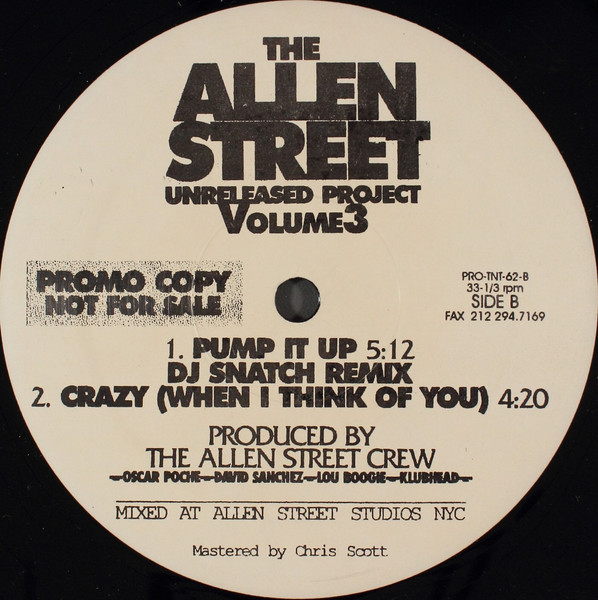 The Allen Street Crew - The Allen Street Unreleased Project Volume 3 | TNT Records (PRO-TNT-62) - 2