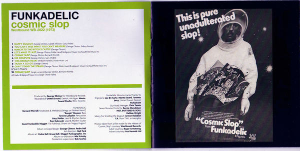 Funkadelic - Cosmic Slop CD | Westbound Records (CDSEWM 235) - 4