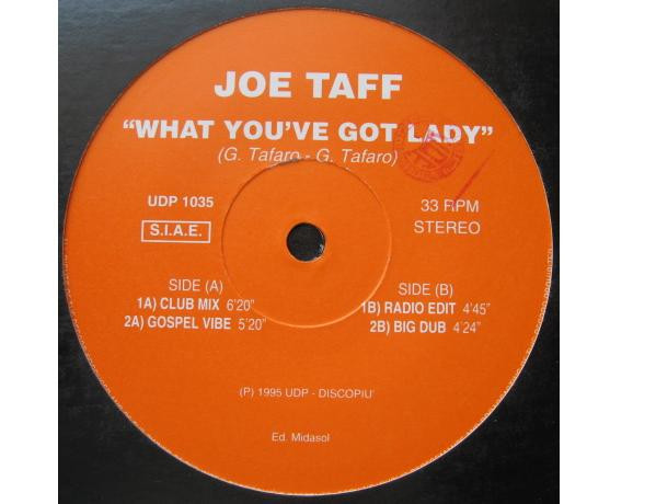 Joe Taffi - What You've Got Lady | UDP (UDP 1035) - 2