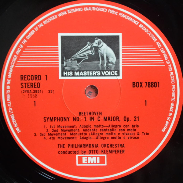 Ludwig van Beethoven , Philharmonia Orchestra , Otto Klemperer - The Nine Symphonies | His Master's Voice (SLS 788/9) - 2 Ludwig van Beethoven , Philharmonia Orchestra , Otto Klemperer - The Nine Symphonies | His Master's Voice (SLS 788/9) - 2