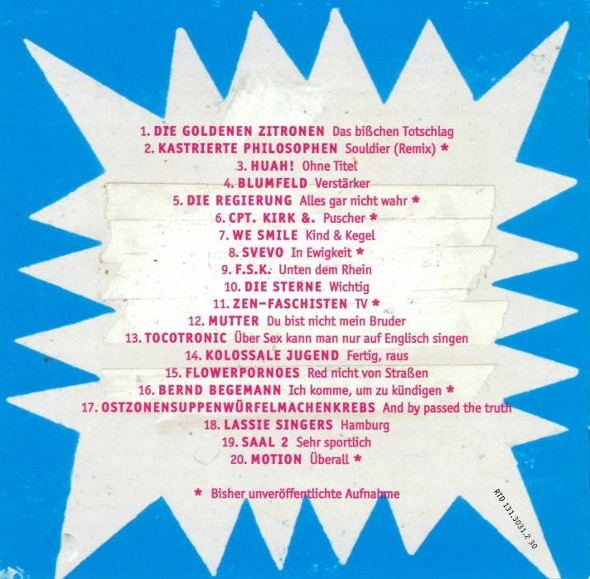 Various - Sturm Und Twang! - A Private Collection Of German Underground Pop | Rough Trade (RTD 131.3031.2 30) - 2