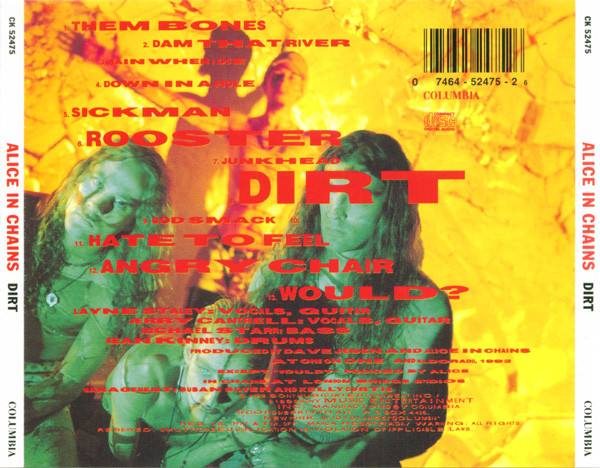 Alice In Chains - Dirt | Columbia (CK 52475) - 2 Alice In Chains - Dirt | Columbia (CK 52475) - 2