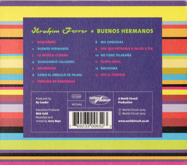 Ibrahim Ferrer - Buenos Hermanos | World Circuit (WCD065) - 2 Ibrahim Ferrer - Buenos Hermanos | World Circuit (WCD065) - 2