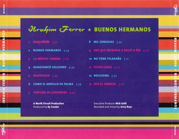 Ibrahim Ferrer - Buenos Hermanos | World Circuit (WCD065) - 4 Ibrahim Ferrer - Buenos Hermanos | World Circuit (WCD065) - 4
