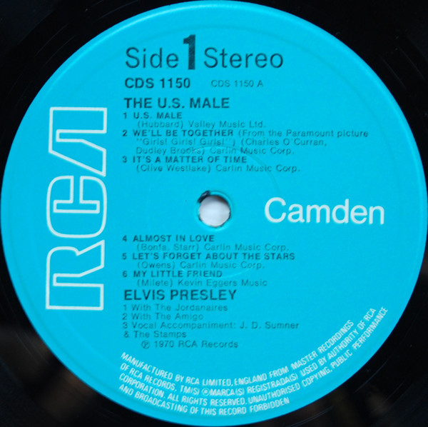 Elvis Presley - The U.S. Male | RCA Camden (CDS 1150) - 3 Elvis Presley - The U.S. Male | RCA Camden (CDS 1150) - 3