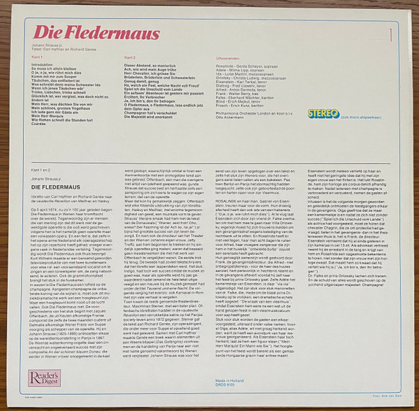 Various - Het Beste Uit Operette En Musical | Reader's Digest (DRDS 9101/9110) - 4