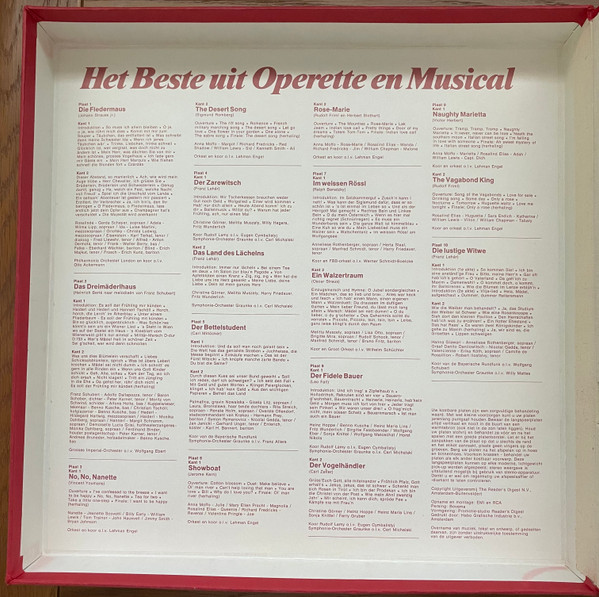 Various - Het Beste Uit Operette En Musical | Reader's Digest (DRDS 9101/9110) - 2