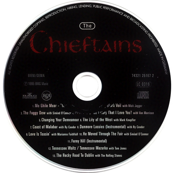 The Chieftains - The Long Black Veil | RCA (74321 25167 2) - 3 The Chieftains - The Long Black Veil | RCA (74321 25167 2) - 3
