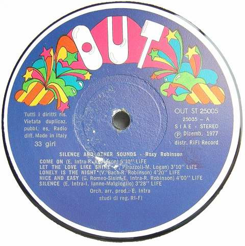 Roxy Robinson - Silence And Other Sounds | OUT (OUT-ST 25005) - 3