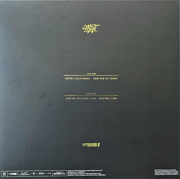 Eagles - Hotel California | Mobile Fidelity Sound Lab (UD1S 2-028) - 3