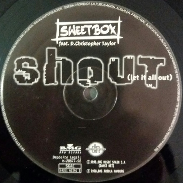 Sweetbox Feat. D. Christopher Taylor - Shout (Let It All Out) | BMG Ariola (EUR74321611461)