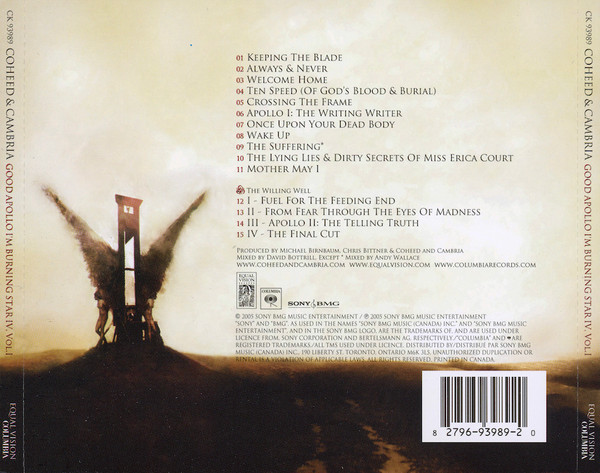 Coheed And Cambria - Good Apollo I'm Burning Star IV | Volume One: From Fear Through The Eyes Of Madness | Equal Vision Records (CK 93989) - 2
