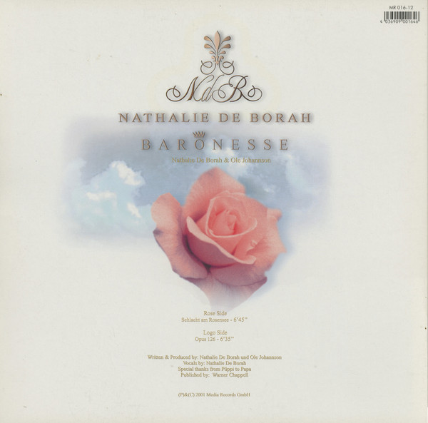 Nathalie De Borah - Baronesse | Media Records Germany (MR 016-12) - 2