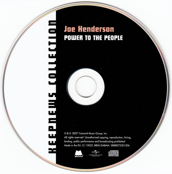 Joe Henderson - Power To The People | Milestone (0888072301306) - 3