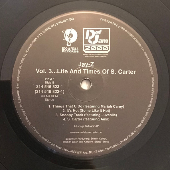 Jay-Z - Vol. 3... Life And Times Of S. Carter | Roc-A-Fella Records (314 546 822-1) - 4 Jay-Z - Vol. 3... Life And Times Of S. Carter | Roc-A-Fella Records (314 546 822-1) - 4