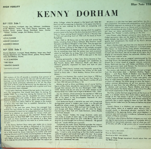 Kenny Dorham - Afro-Cuban | Blue Note (BLP 1535) - 2 Kenny Dorham - Afro-Cuban | Blue Note (BLP 1535) - 2