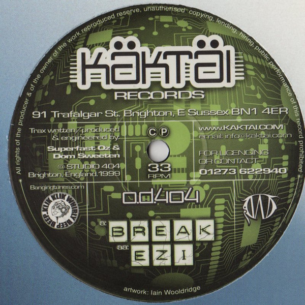 OD404 - Break / Ezi | Kaktai Records (KTI 003) - 2