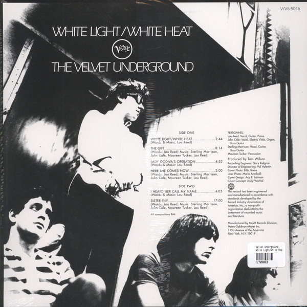 The Velvet Underground - White Light/White Heat | Verve Records (V/V6-5046) - 2 The Velvet Underground - White Light/White Heat | Verve Records (V/V6-5046) - 2